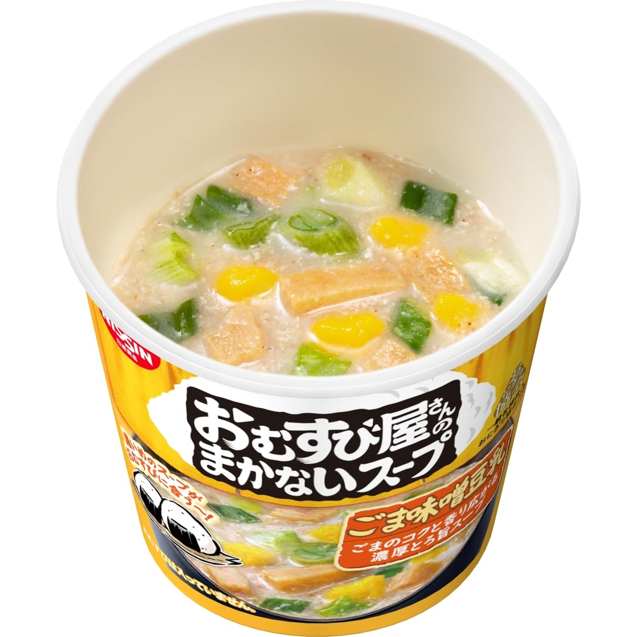 Amazon | 日清食品 おむすび屋さんのまかないスープ ごま味噌豆乳